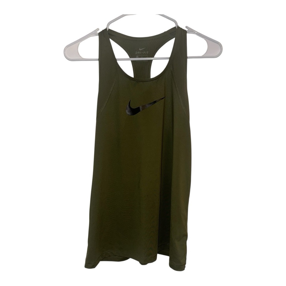 Nike Women's Olive Green Tank Top size M